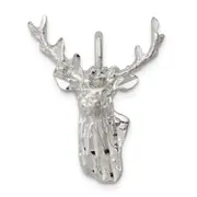 Sterling Silver Deer Head Charm