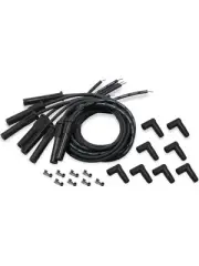Holley Spark Plug Wires Spiral Core 8.2mm Black Holley Smart Coils 180 (561-113)