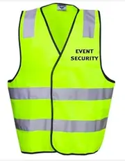 [HolyShirt HI-VIZ] EVENT SECURITY DAY/NIGHT VEST