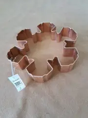 Copper Snowflake Cookie Cutter World Market 5.5 In