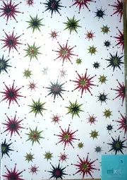 10 Sheets A4 Festive Stars Papers Hand Made Invitations Craft Card Christmas
