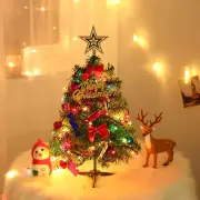Christmas Tree With LED Lights 50cm Christmas Tree With Hanging Ornaments Star Tree Decorations Table Decorations for Of