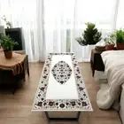 30"x60" Elegant White Marble Console Bar Dining Table Modern Handmade Furniture