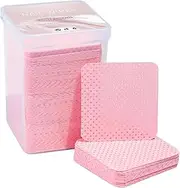 Nail Wipes | Nail Polish Remover Wipes | Nail Wipes Gel Polish Remover Cotton | 200 Polish Remover Pads Non Woven Cleaning Wipes for Nails, Cleaning Wipes Soft and Square Lint Free Wipes