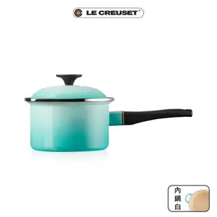 LE CREUSET琺瑯單柄調理鍋/ 16cm/ 薄荷綠