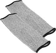 [ELAYARD] 1Pair Cut Resistant Arm Protective Sleeves for Men Women Lightweight Forearm Guards for Multi Protection Covers Grey for Personal
