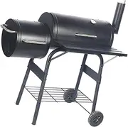 Dualoai Metal BBQ Grill with Smoker for Garden And Backyard Use