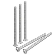 20pcs #10-24x3" Button Head Socket Cap Screws 304 Stainless Steel Screws