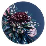 Ashdene Glass 30cm Radiance Midnight Round Surface/Table Protector Pot/Pan Mat
