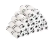 Amazon Basics 10.1 cm Microfiber Paint Roller Covers, 24-Pack