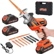 Cordless Reciprocating Saw with 0-3200SPM Speed & 8 Blades - Ultimate DIY Tool