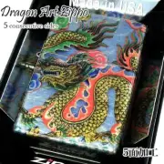Zippo Dragon Art Japanese Pattern 5-Sided 3D Color Print