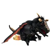 Folkmanis Puppets Black Dragon Puppet New With Tag