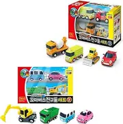 Little Bus Tayo Friends Special Mini Car Toy 8 pcs Set (Ver.2 + Ver.3) Truck Mixer