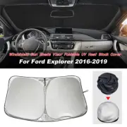 For Ford Explorer 16-19 Windshield Sunshade Window Sun Visor Protector Blocks UV (for: Ford)