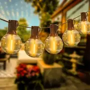 100ft G40 String Fairy Lights Globe Festoon Bulbs Garden Wedding Decor AU