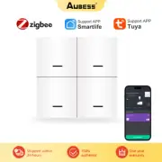Tuya Mini ZigBee 3.0 Smart Switch 4 Gang 12 Scene Switch Push Button Controller