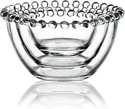 Glass Bowls Set of 3.Small Bowls for Kitchen.Dessert Bowls for Candy,Ice Cream,Snack,Salad,Side Dishes.Serving Bowls,Nesting bowls for Dipping,Prep