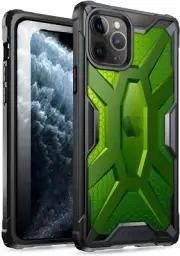For Apple iPhone 11 Pro Case Poetic Scratch Resistant Clear Bumper Cover Green