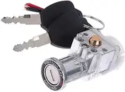 Bigger Head Type Electric Bike Ignition Key Switch, Heavy Load E-Bike Battery Lock, Universal ON/Off Key Switch for Electric Scooter, Motorcycle, and ATV