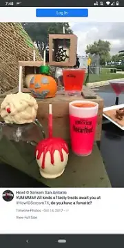 RARE LIMITED EDITION SeaWorld Howl-o-Scream Unearthed Promo GLOW BLOOD Cup