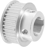 1pcs HTD3M 36T Timing Belt Pulley 6/8/10/12/14/15/16/17mm Inner Bore with/Without Keyway 11/16mm Width Aluminium Alloy Pulley Wheel(16mm,11mm with Keyway)