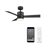 WAC Smart Fans San Francisco Indoor and Outdoor 3-Blade Smart Home Ceiling Fa...