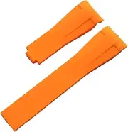[HMCAUCVEJ] Rubber Watch Band 20mm Fit For Rolex Band Fit For Submariner Fit For Daytona Fit For Rolex Strap Fit For Yacht-Master Watchband Fit For GMT Fit For Rolex Watch Dive Strap