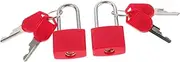 OSALADI Replacement Padlock Set 2 Pcs Small Padlocks Keys for Luggage Handbag Gym Diary