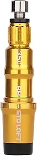 NA 1pc RH Gold Golf Shaft Sleeve Adapter Compatible with Taylormade SIM M6 M5 SIM MAX M4 M1 M2 M3 R15 Driver Fairway Wood Tip .335/.350 for Option