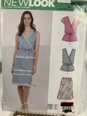 New Look Sewing Pattern N6624 Misses’ Tops And Pull On Skirt Sizes 10-22
