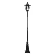 Turin Post Light H2400mm Black Aluminium - 15513