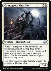 MTG Magic - Courageous Outrider - Eldritch Moon - Uncommon - Foil Near Mint