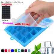 With Lid /No Lid 24-Hole Silicone Ice Tray Square Box Auxiliary Food Puree Chees