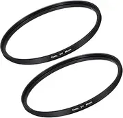 sourcing map UV Lens Filter Camera Protection Filter with Multi-Layer Coatings 86mm HD Hydrophobic Scratch Resistant Camera Accessories Photography Accessories for Lens 2 Pcs