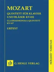 Study Score Mozart Adagio & Rondo K617 Piano Flute Oboe Henle Urtext 7x10 Book