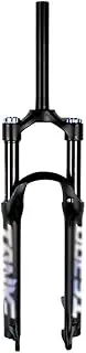 MegLob 29In MTB Air Suspension Fork, Lightweight Mountain Bike MTB Fork, Manual Lockout 100Mm QR, Professional Striking Front Fork, 1-1/8 Straight Tube, Bicycle Shock Absorber