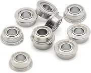 10Pcs 3X6X2.5 Mm MF63ZZ ABEC-9 Flange Bearing