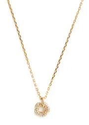 Coach Tea Rose Crystal-embellished Necklace - Gold ONE SIZE