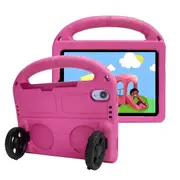 MCC Kids iPad mini 6 Shockproof Child Case Cover Apple mini6 Car Wheel [Magenta]