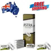 Astra Sharp Double Edge Safety Razor Shaving Blades Barber Salon Men Shave (100)