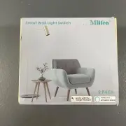 Miltra Smart Wall Light Switch Remote Control, Voice Control, Light Schedule 2PK