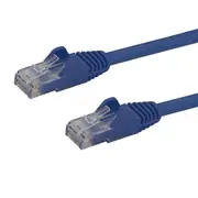 Star Tech 0.5m Snagless Cat6 UTP Ethernet LAN Cable Network/Patch Cord RJ45 Blue