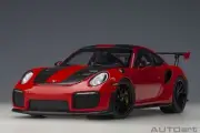 AUTOart 1:18 Porsche 911 991.2 GT2 RS Diecast Car Model Toys Gift Red Display