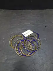 ❤️ Forever 21 Lot Of 15 New Bangles Bracelet Blue And Gold Tone