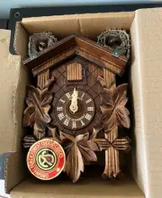 New in Box ~ Black Forest Cuckoo Clock ~ Anton Schneider