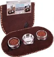 White Magic Eco Cloth Pet Bowl Mat XL