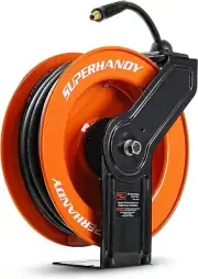 SuperHandy Ultra Heavy Duty Retractable Air Hose Reel