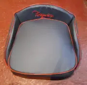 The Ultimate FERGUSON Tractor Seat ( Embroidered ) OLD TYPE In Grey Piped Red