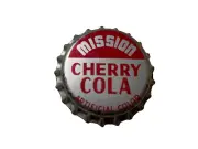 Vintage MISSION CHERRY COLA Unused Cork Soad Bottle Cap